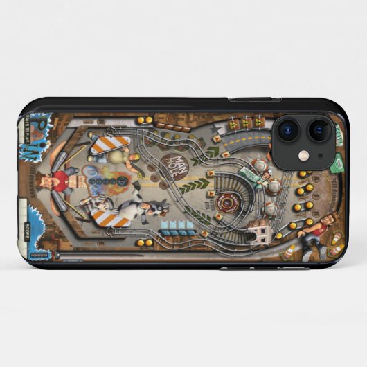 Pinball-machine Case-Mate iPhone Case (Achterkant (horizontaal))