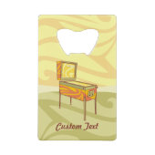 Pinball machine credit card fles opener creditkaart flessenopener (Voorkant)