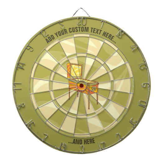 Pinball machine dart board dartbord (Voorkant)