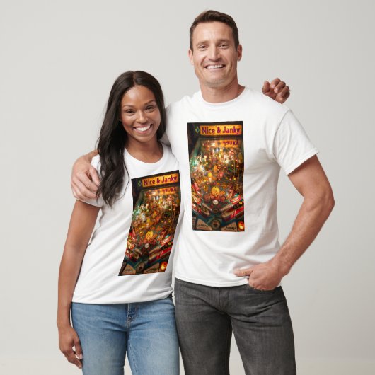  Pinball Machine Design T-shirt (Unisex)