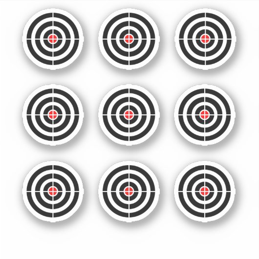 Pinball Machine "Doel" Ontwerp Ronde Sticker (Voorkant)