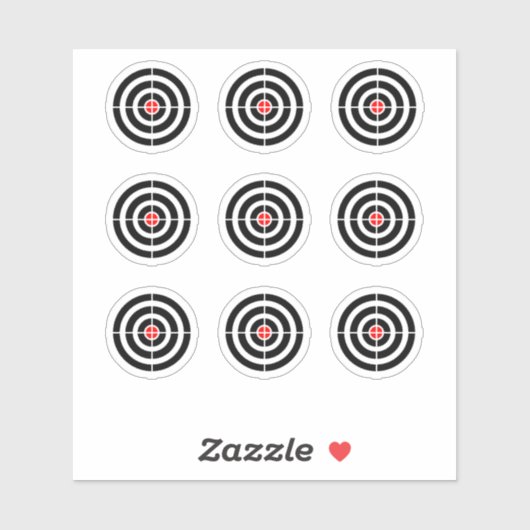 Pinball Machine "Doel" Ontwerp Ronde Sticker (Vel)