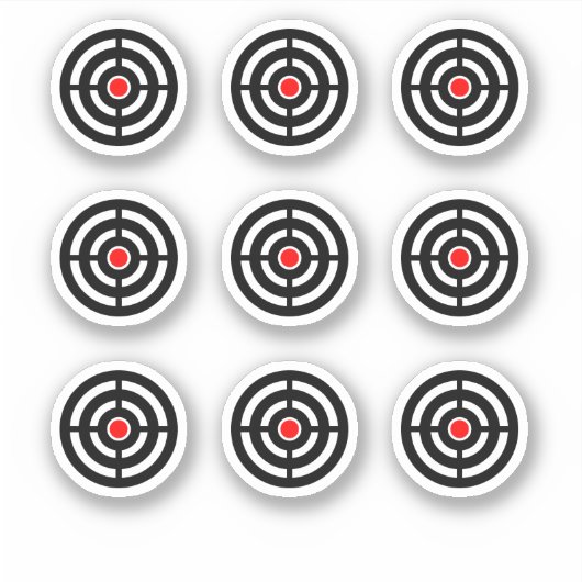 Pinball Machine Doel Ontwerp Ronde Sticker (Voorkant)