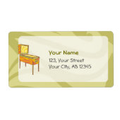 Pinball-machine Etiket (Voorkant)