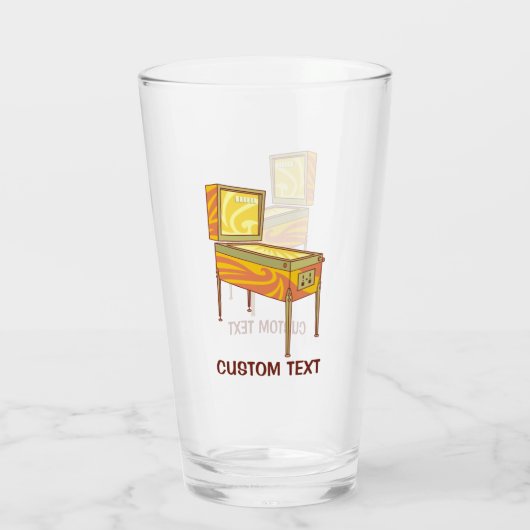 Pinball-machine Glas (Achterkant)