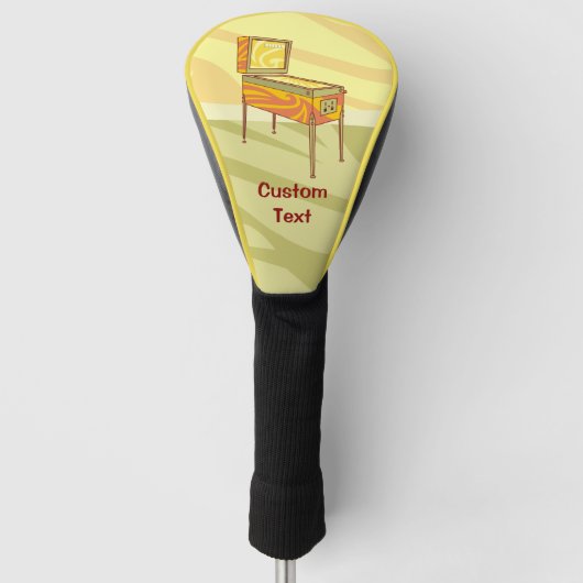 Pinball-machine Golfheadcover (Voorkant)