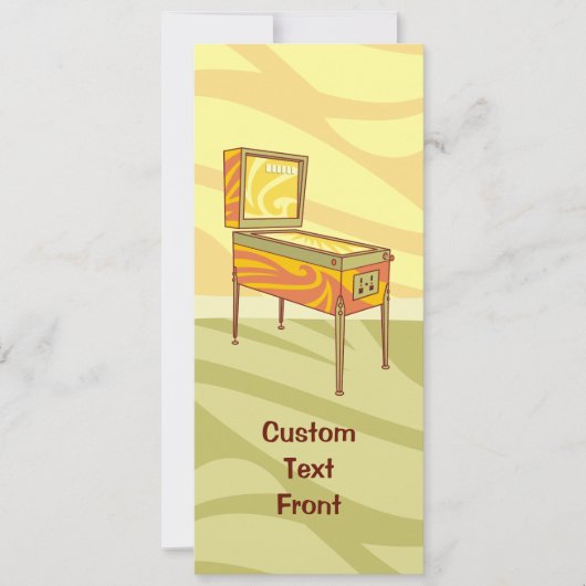 Pinball-machine Kaart (Voorkant)