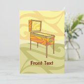 Pinball-machine Kaart (Staand voorkant)