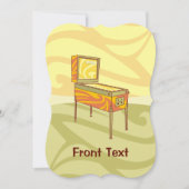 Pinball-machine Kaart (Voorkant)