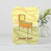 Pinball-machine Kaart (Staand voorkant)