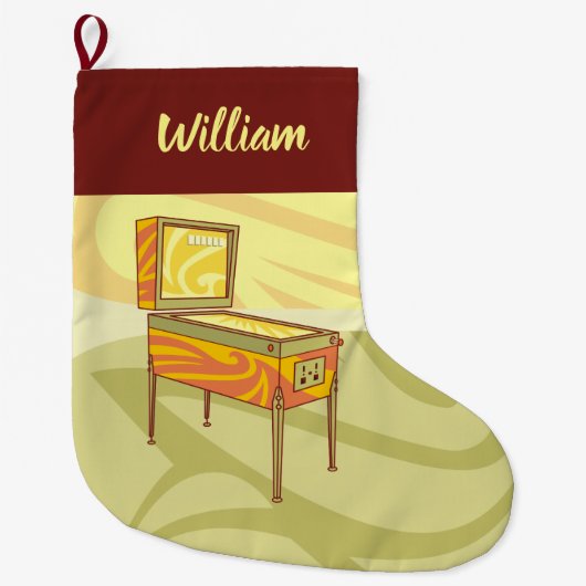 Pinball Machine Kerstkous Grote Kerstsok (Voorkant)