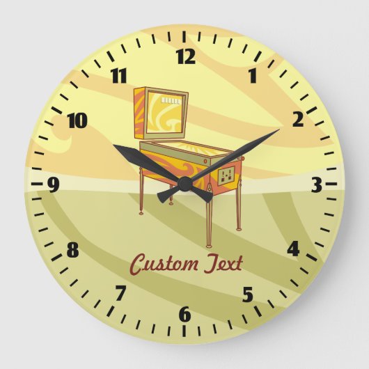 Pinball machine large clock grote klok (Voorkant)