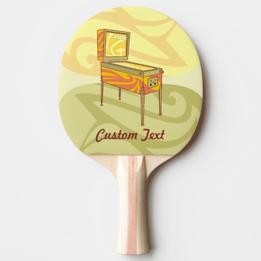 Pinball machine Ping-Pong paddle Tafeltennisbatje (Voorkant)