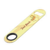 Pinball machine speed fles opener flessenopener (Achterkant Gekanteld)