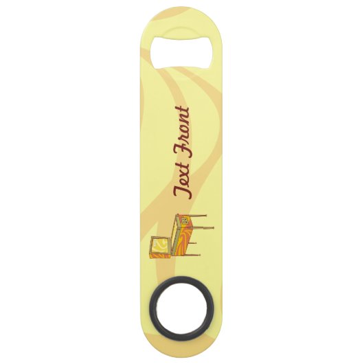 Pinball machine speed fles opener flessenopener (Voorkant)