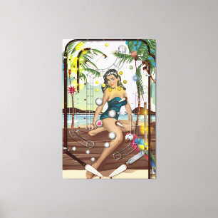  Pinball Machine-spel Canvas Afdruk
