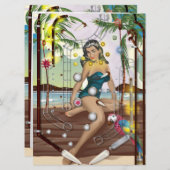 Pinball Machine-spel Kaart (Voorkant / Achterkant)