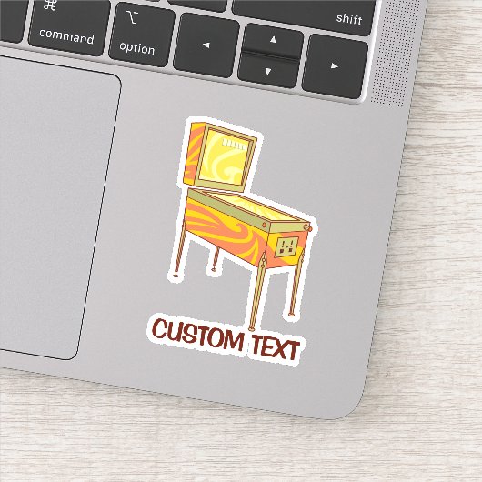 Pinball-machine Sticker (Detail)