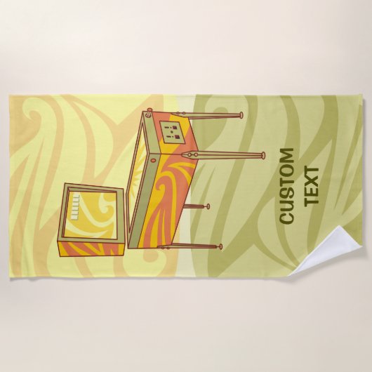 Pinball-machine Strandlaken (Voorkant)