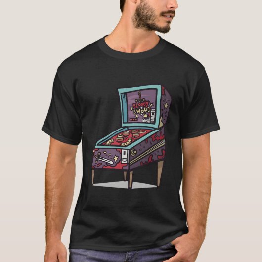 Pinball-machine T-shirt (Voorkant)