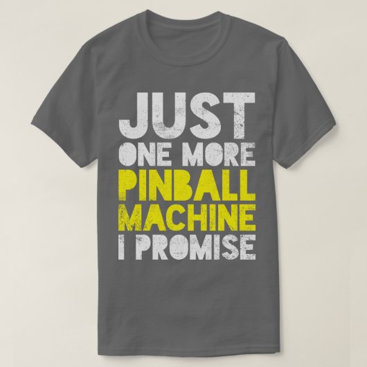 Pinball-machine T-shirt (Design voorkant)