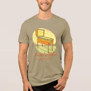 Pinball-machine Tri-Blend Shirt