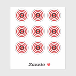 Pinball Machine TZ Bullseye Ontwerp Doel Sticker