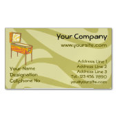 Pinball-machine Visitekaartje Magneet (Voorkant)