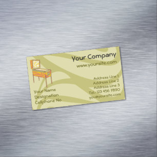 Pinball-machine Visitekaartje Magneet