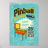 Pinball Machines Game Room Poster #11 (Voorkant)