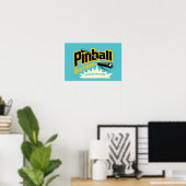 Pinball Machines Game Room Poster #19 (Thuiskantoor)