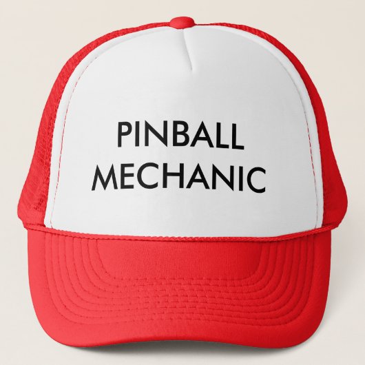 PINBALL MECHANIC TRUCKER PET (Voorkant)