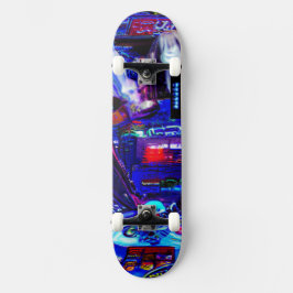Pinball "Neon Ghost Rider Anime" Persoonlijk Skateboard