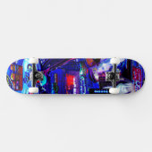 Pinball "Neon Ghost Rider Anime" Persoonlijk Skateboard (Horizontaal)