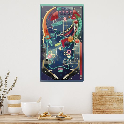 Pinball Poster (Keuken)