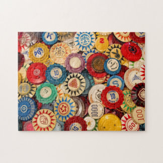 Pinball puzzle Bumpercaps Legpuzzel