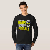 Pinball saying pinball machine father's day pinbal t-shirt (Voorkant volledig)