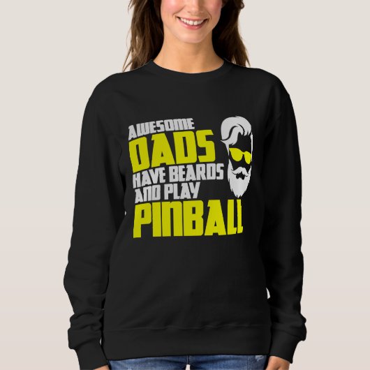 Pinball saying pinball machine father's day pinbal trui (Voorkant)