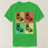 Pinball Shirt Retro Classic  Arcade Shirten (Design voorkant)