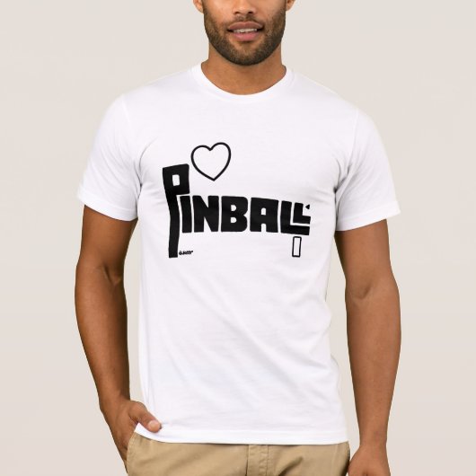 PINBALL SILHOUETTE T-SHIRT (Voorkant)