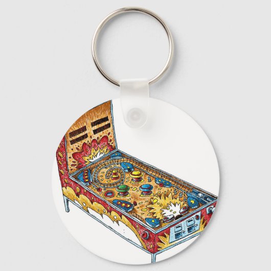 Pinball Sleutelhanger (Voorkant)