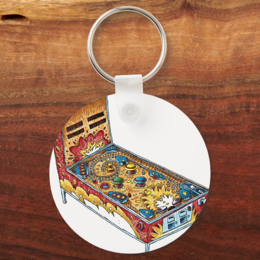 Pinball Sleutelhanger (Voorkant)