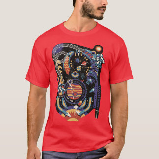 Pinball Space Machine Licht door Tobe Fonseca T-shirt