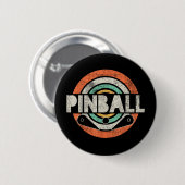 Pinball spel Vintage Ronde Button 5,7 Cm (Voorkant /achterkant)