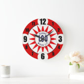 Pinball Speler Acryl Ronde Wandklok #1 (Huis)
