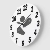 Pinball Speler Acryl Ronde Wandklok #3 (Hoek)