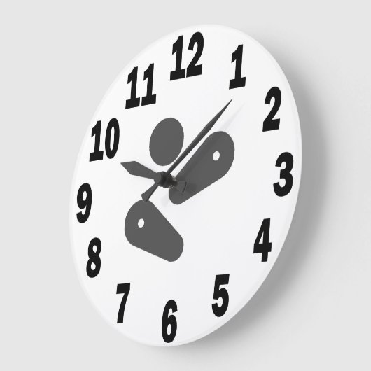 Pinball Speler Acryl Ronde Wandklok #3 (Hoek)