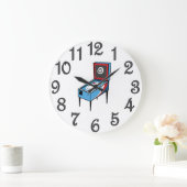 Pinball Speler Acryl Ronde Wandklok #4 (Huis)