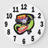 Pinball Speler Acryl Ronde Wandklok #6 (Voorkant)
