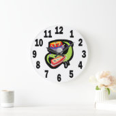 Pinball Speler Acryl Ronde Wandklok #6 (Huis)